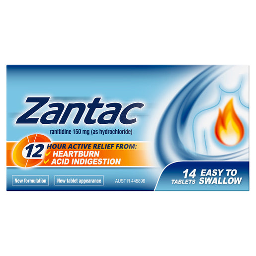 Zantac Ranitidine 150mg 14 Tablets