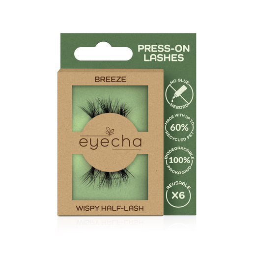 Eyecha Press-On Breeze Half Lashes 1 Pair - GimmeNow