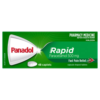 Panadol Rapid Paracetamol 500mg 48 Caplets