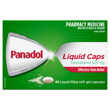 Panadol Liquid Caps Paracetamol 500mg 48 Tablets - GimmeNow