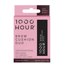 1000HOUR Brow Cushion Duo Dark Brown + Brown 6g - GimmeNow