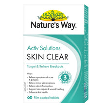 Nature's Way Activ Solutions Skin Clear 60 Tablets - GimmeNow