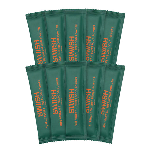 SWIISH Supergreen Superfood Powder 10 Sachets - GimmeNow