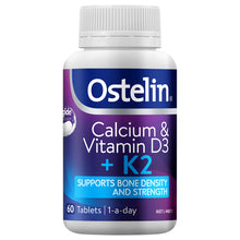 Ostelin Calcium & Vitamin D3 + K2 60 Tablets - GimmeNow