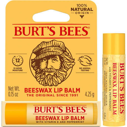 Burts Bees Beeswax Moisturising Lip Balm 4.25g - GimmeNow