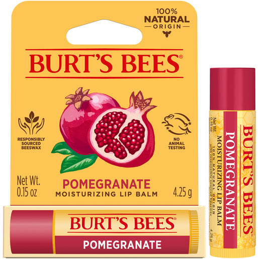 Burts Bees Pomegranate Moisturising Lip Balm 4.25g - GimmeNow