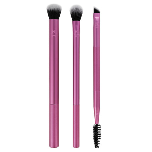 Real Techniques Eye Shade + Blend Brushes 3 Piece Set