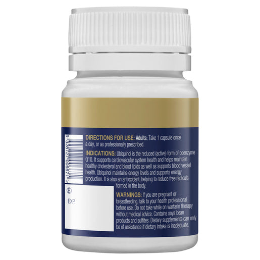 BIOCEUTICALS Ubiquinol BioActive 150mg 30 Capsules