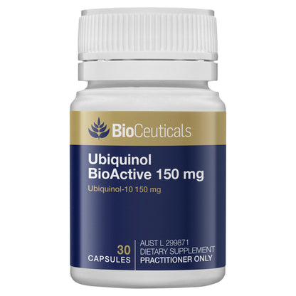 BIOCEUTICALS Ubiquinol BioActive 150mg 30 Capsules