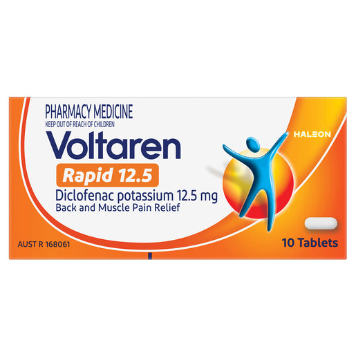 Voltaren Rapid 12.5 10 Tablets