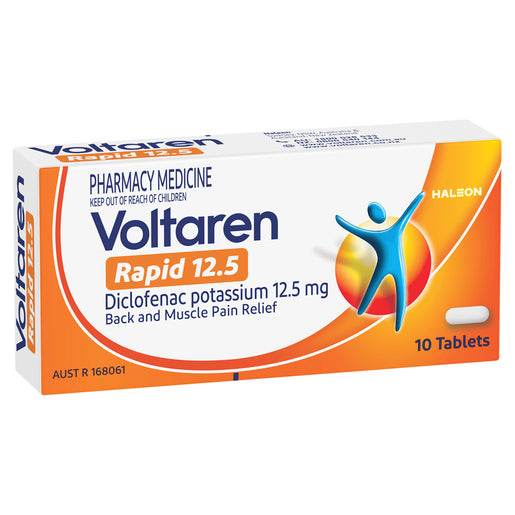 Voltaren Rapid 12.5 10 Tablets