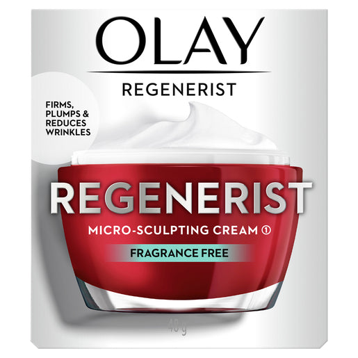 Olay Regenerist Micro-Sculpting Face Cream Moisturiser Fragrance Free 48g - GimmeNow