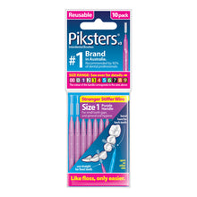 Piksters Interdental Brushes Size 1 Purple 10 Pack