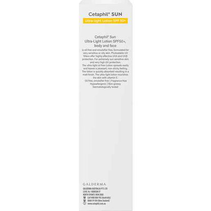 Cetaphil Sun SPF50+ Ultra-Light Lotion Body & Face 100mL