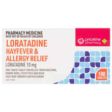 Priceline Pharmacy Loratadine Hayfever & Allergy Relief 100 Tablets