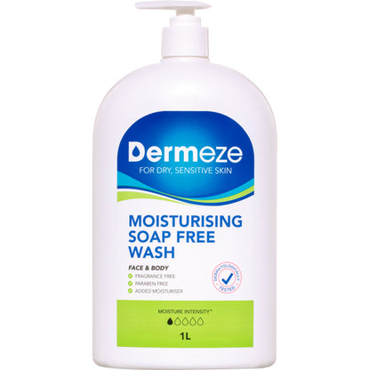 Dermeze Moisturising Soap Free Wash 1 L