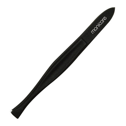 Manicare Tweezer Flat Black 1 Each