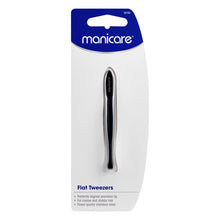 Manicare Tweezer Flat Black 1 Each