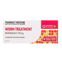 Priceline Worm Treatment Orange Flavoured 6 Chewable Tablets