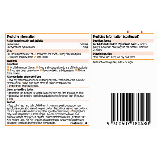 CODRAL® Cold & Flu 24 Tablets - GimmeNow