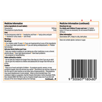 CODRAL® Cold & Flu 24 Tablets - GimmeNow