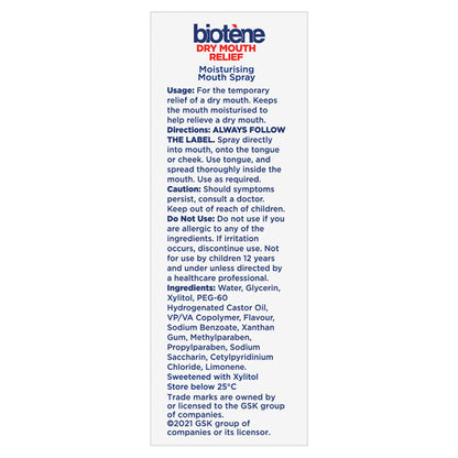 Biotene Moisturising Mouth Spray 50mL