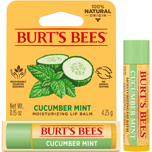 Burts Bees Cucumber Mint Moisturising Lip Balm 4.25g - GimmeNow