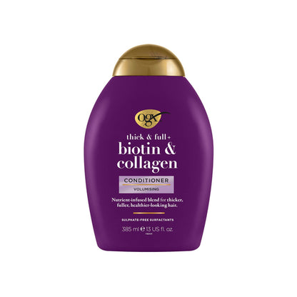 OGX Thick & Full + Volumising Biotin & Collagen Conditioner For Fine Hair 385mL