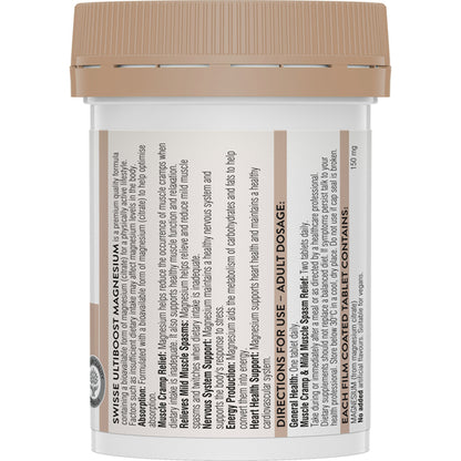Swisse Ultiboost Magnesium 60 Tablets