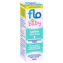 Flo Baby Saline Nasal Drops 15mL