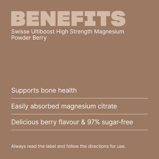 Swisse Ultiboost High Strength Magnesium Powder Berry 180g