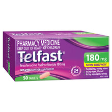 TELFAST 180mg 50 Tablets