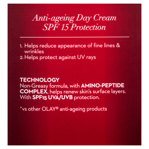 Olay Regenerist Revitalising Hydration Face Cream Moisturiser SPF 15 50g - GimmeNow