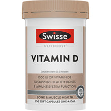Swisse Ultiboost Vitamin D 250 Capsules