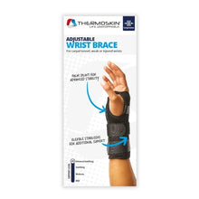 Thermoskin Adjustable Wrist Brace Left Black 1 Each