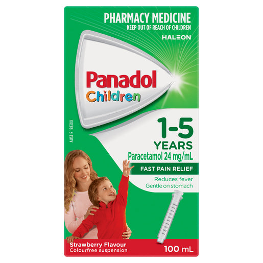 Panadol Children 1-5 Years Strawberry Flavour 100mL