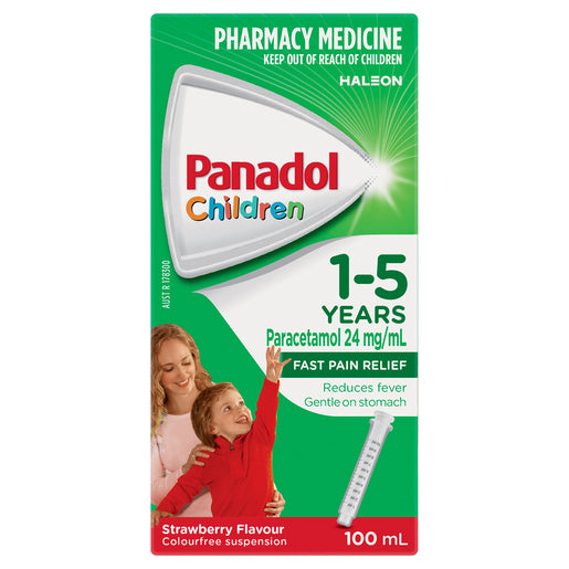 Panadol Children 1-5 Years Strawberry Flavour 100mL
