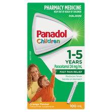 Panadol Children 1-5 Years Orange Flavour 100mL