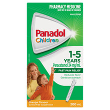 Panadol Children 1-5 Years Orange Flavour 200mL