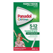 Panadol Children 5-12 Years Strawberry Flavour 200mL