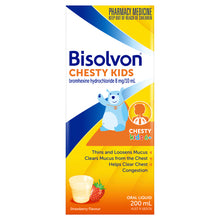 BISOLVON Chesty Kids 6+ Strawberry Flavour 200mL