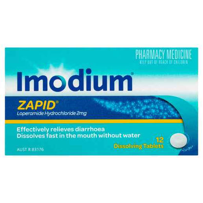 Imodium Zapid 12 Dissolving Tablets