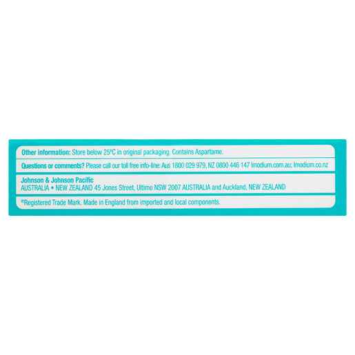 Imodium Zapid 12 Dissolving Tablets