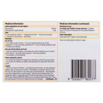 CODRAL® Cold & Flu 10 Tablets