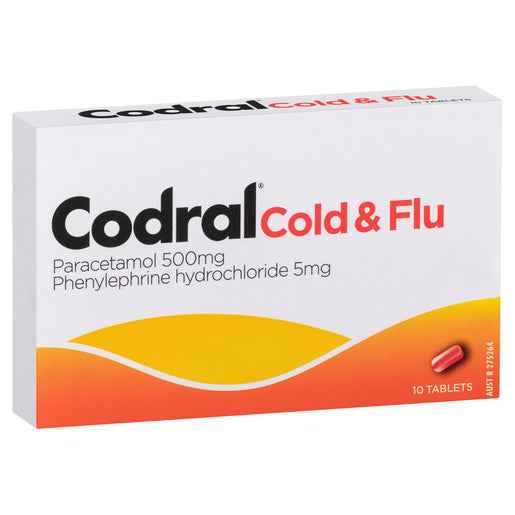 CODRAL® Cold & Flu 10 Tablets