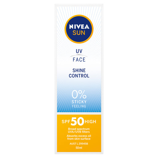 NIVEA Sun UV Face Shine Control SPF50 50mL - GimmeNow