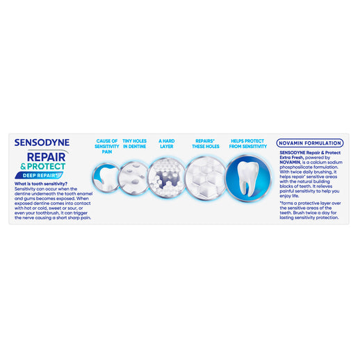 Sensodyne Repair & Protect Extra Fresh Fluoride Toothpaste 100g
