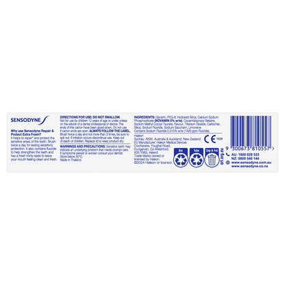 Sensodyne Repair & Protect Extra Fresh Fluoride Toothpaste 100g