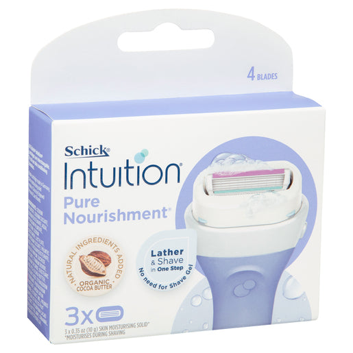 Schick Intuition Pure Nourishment Refill 3 Pack
