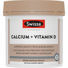 Swisse Ultiboost Calcium + Vitamin D 150 Tablets
